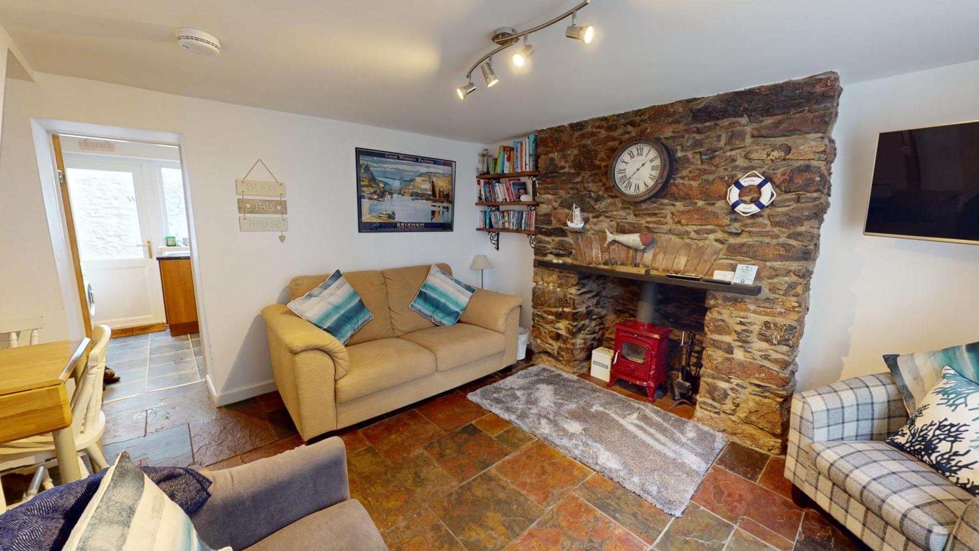 Saltys Cottage, Brixham - 2 Min Walk To The Harbour מראה חיצוני תמונה